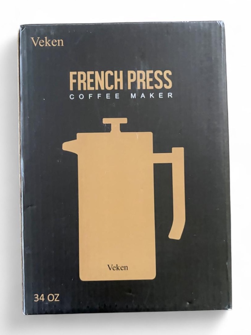 French Press Coffee Maker - Gray